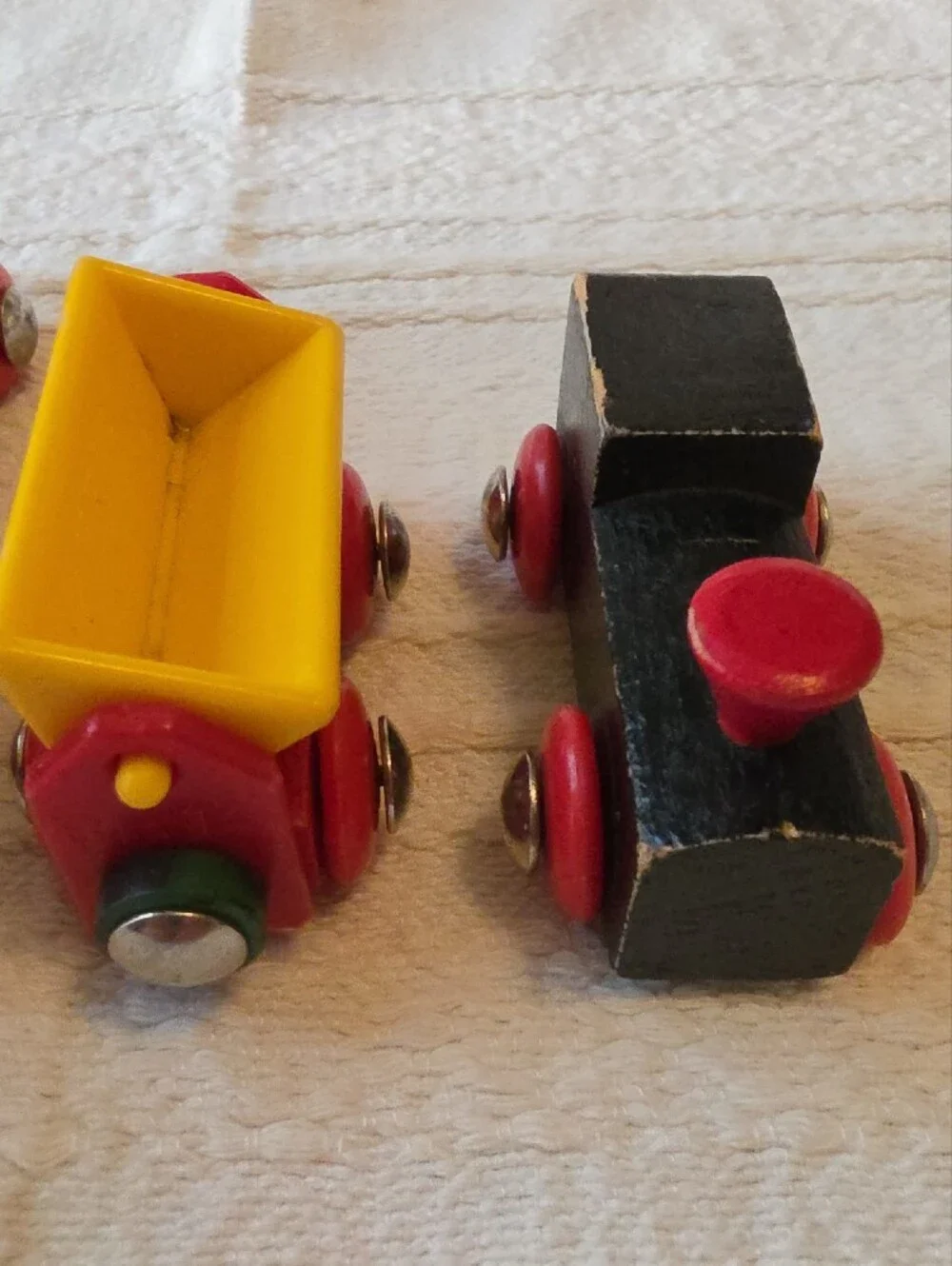 Vintage BRIO Wooden Train Lot 4 Pc